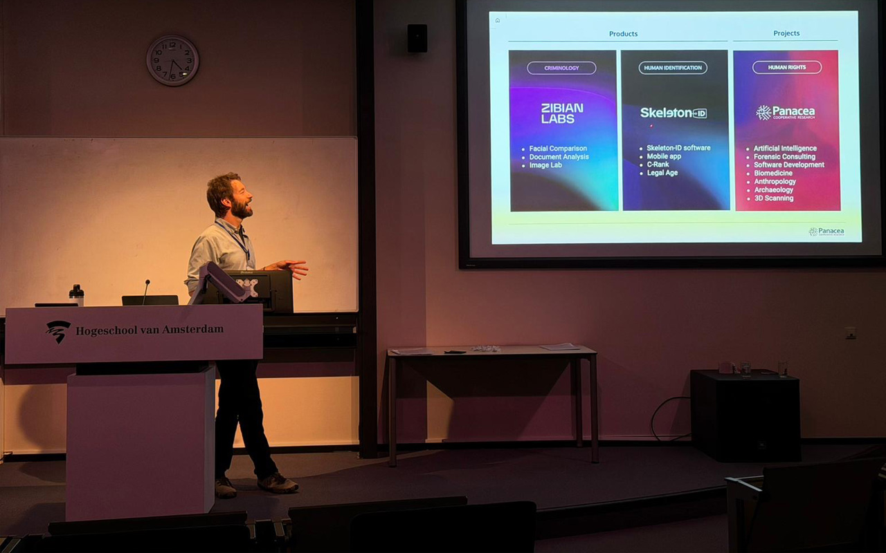 Our CMO Sebastian Kaiser during his presentation in the 8th EUIAI educational conference